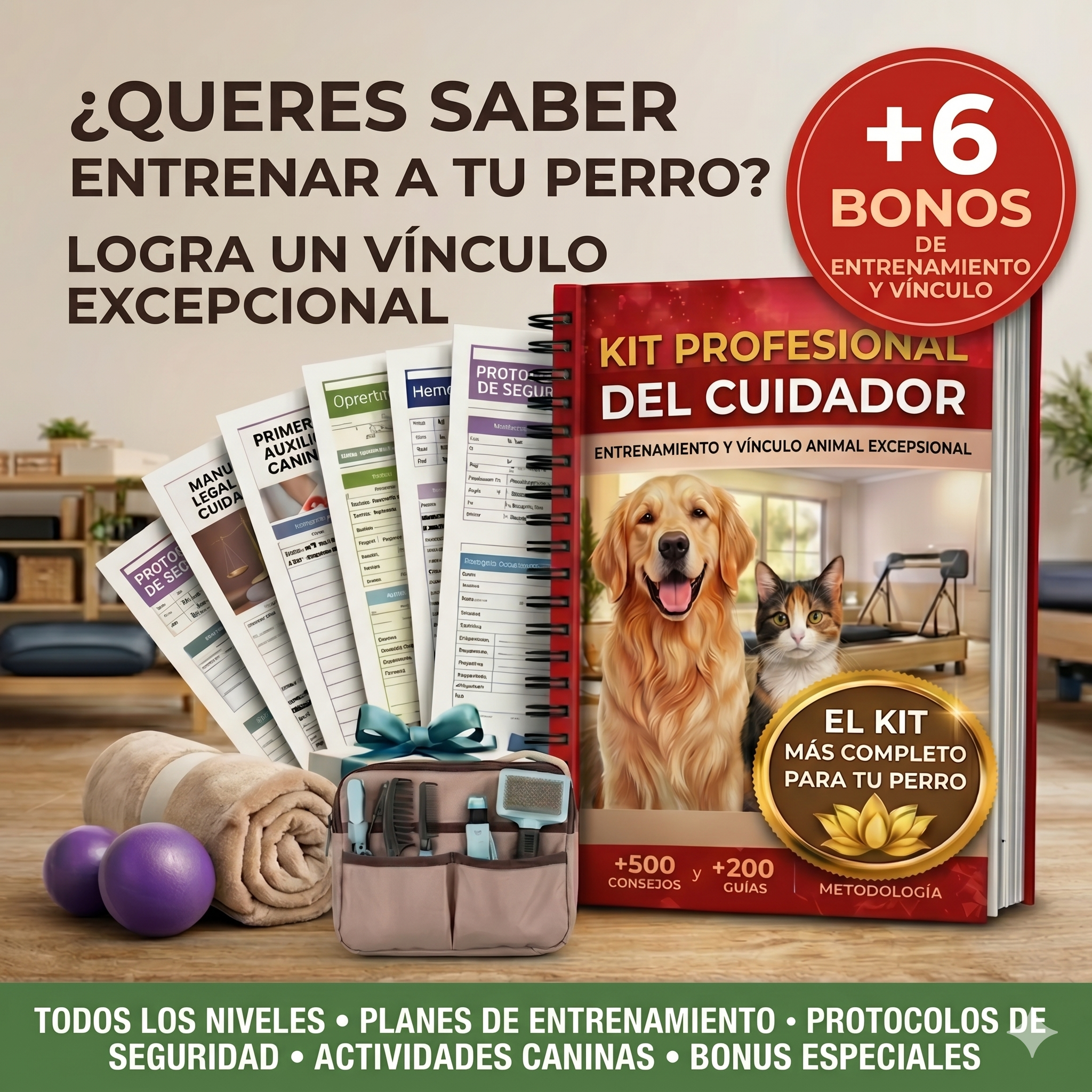 Kit profesional del cuidador 360 + Acelerador de Rentabilidad 360